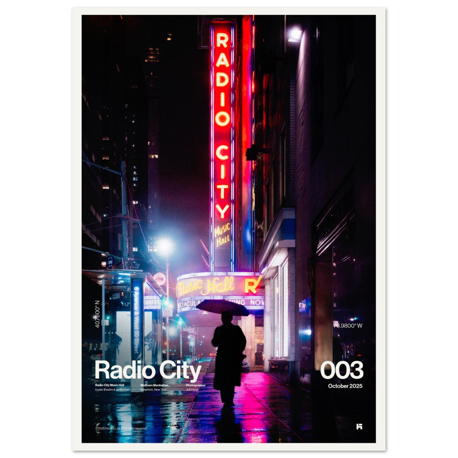 Radio City 003 fine art photography print in colour