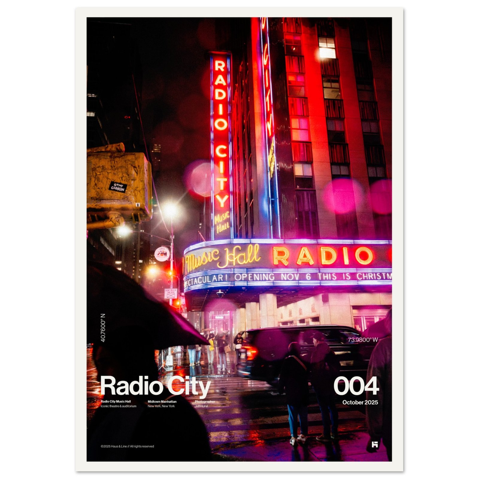 Radio City 004 fine art photography print in colour